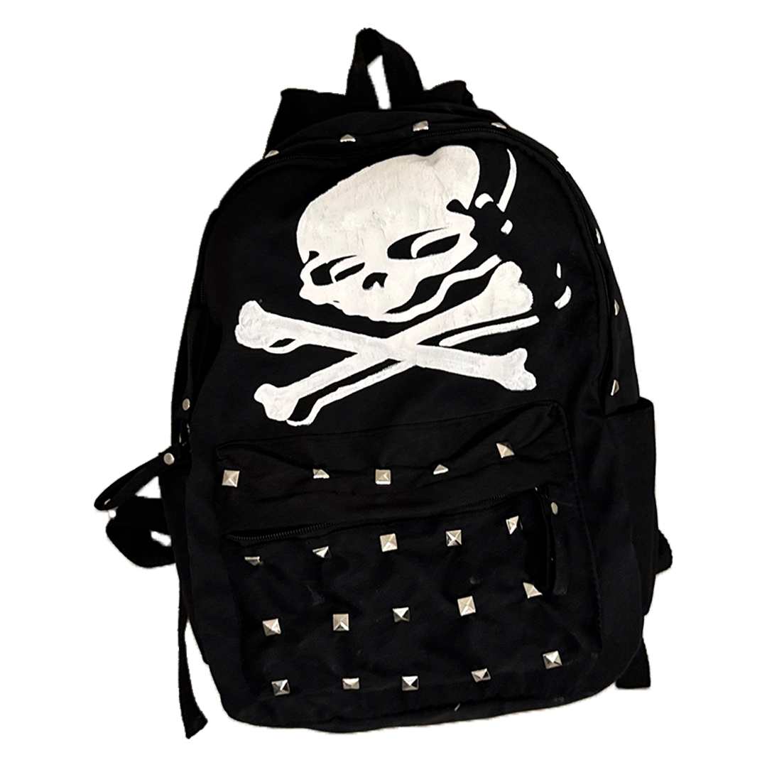 Rolling Bones Studded Backpack