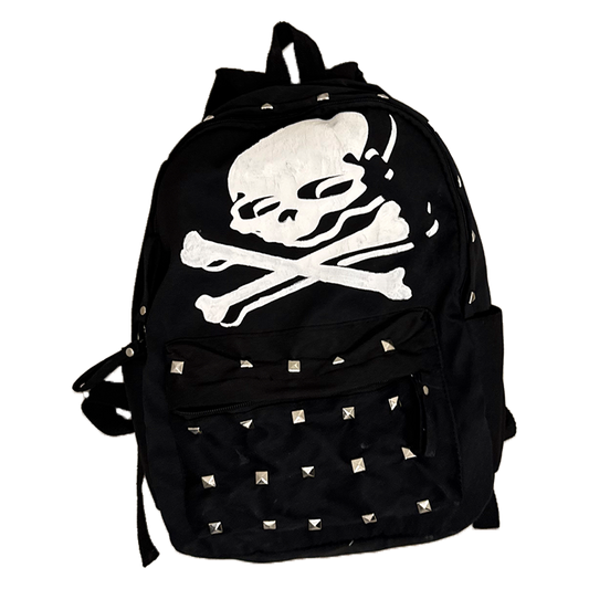 Rolling Bones Studded Backpack