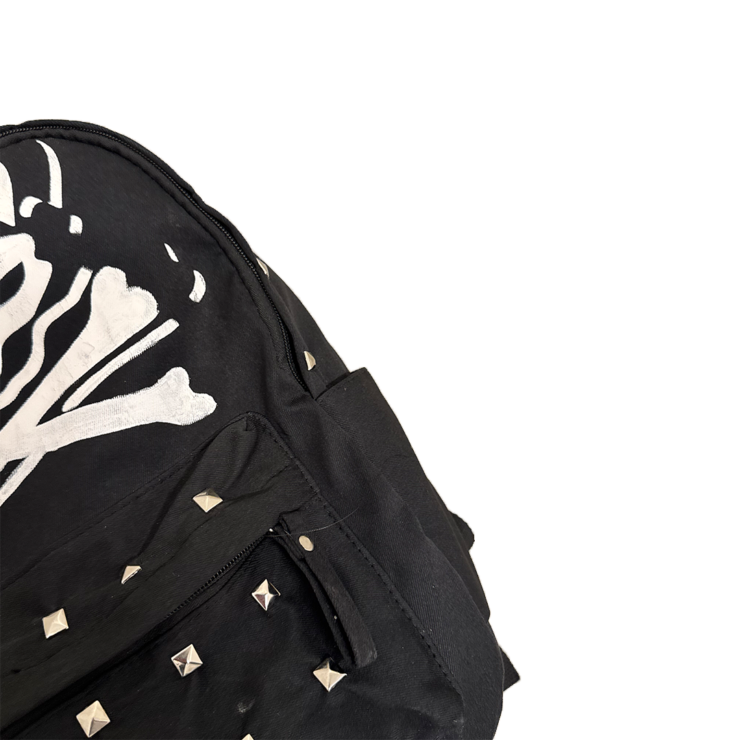 Rolling Bones Studded Backpack