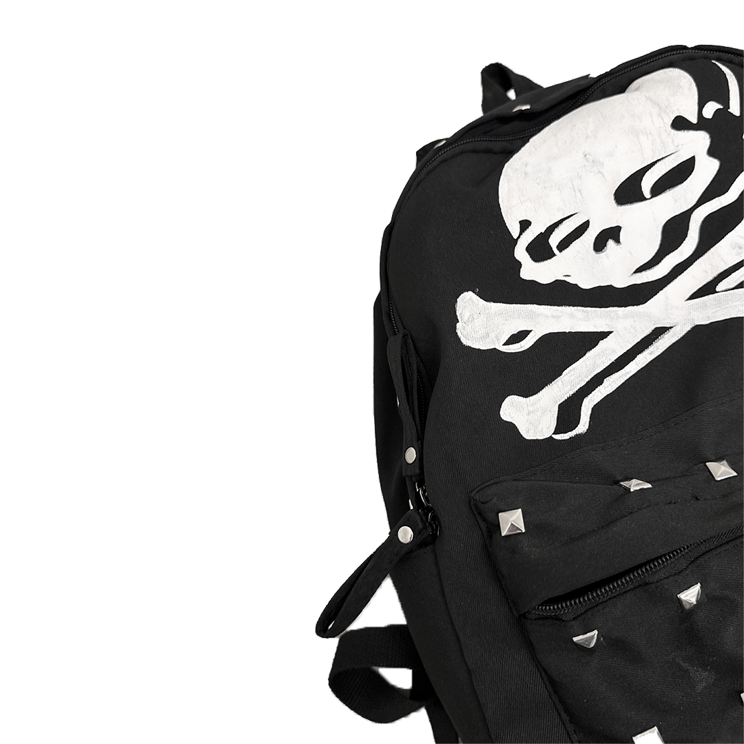 Rolling Bones Studded Backpack